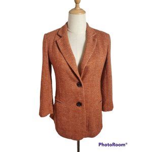 Cartonnier Anthropologie Rust Blazer Jacket